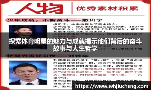 探索体育明星的魅力与成就揭示他们背后的奋斗故事与人生哲学